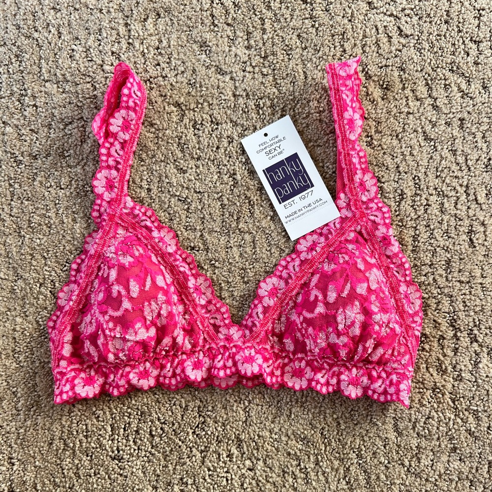 Hanky Panky Lace Bralette Small